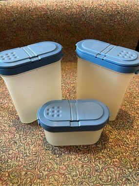 Vintage Tupperware Modular Mates Spice Shakers - Set of 3